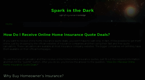 sparkindark.com