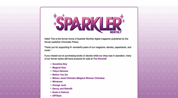 sparklermonthly.com