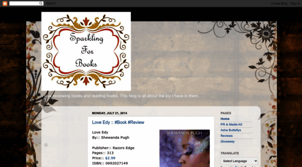 sparkling4books.blogspot.com