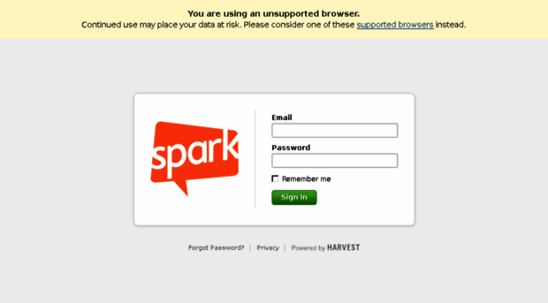 sparkmarketing.harvestapp.com