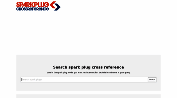 sparkplug-crossreference.com