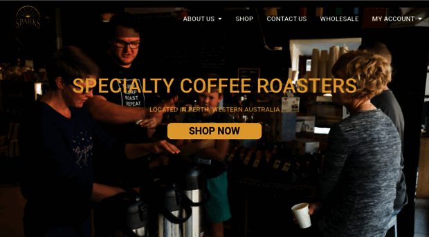 sparkscoffeeroasters.com