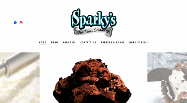 sparkyscreamery.com