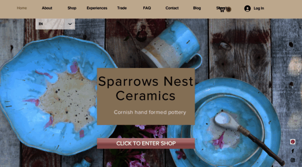 sparrowsnestceramics.com