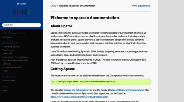 sparse.wiki.kernel.org