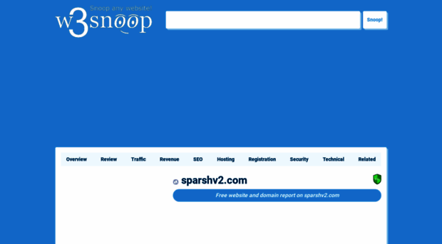 sparshv2.com.w3snoop.com