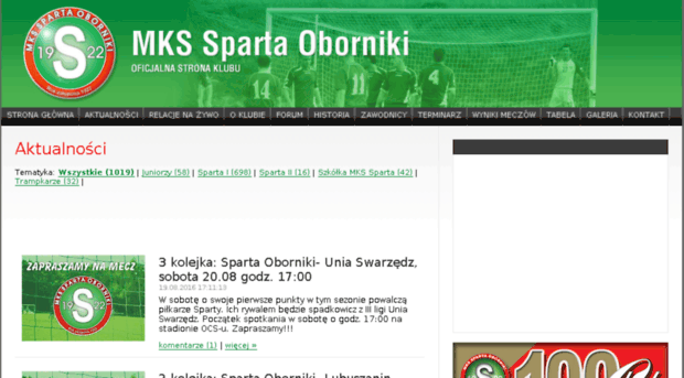 sparta.obornikionline.pl