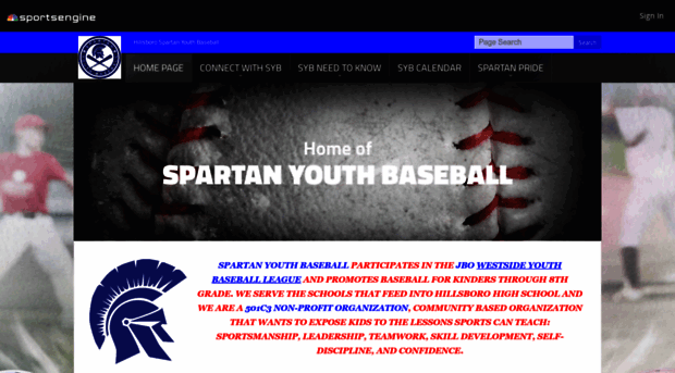 spartanyouthbaseball.com