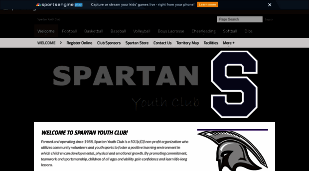 spartanyouthclub.com