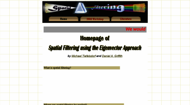 spatialfiltering.com