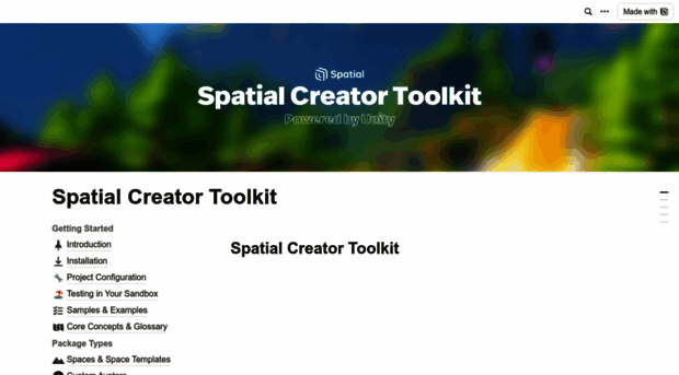 spatialxr.notion.site - Spatial Creator Toolkit | Noti... - Spatial Xr ...