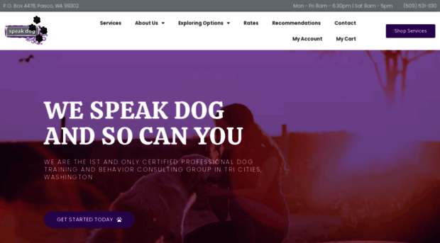 speakdogtricities.com