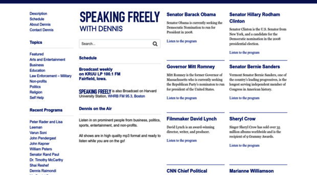 speakingfreelywithdennis.com