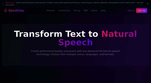 speaksay.com