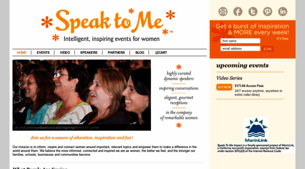 speaktomeevents.com