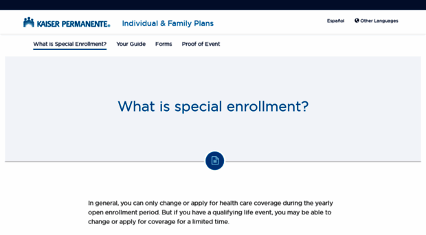 special-enrollment-kpif.kp.org