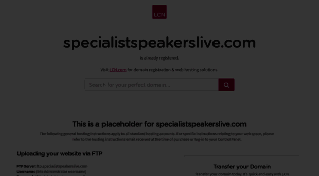 specialistspeakerslive.com