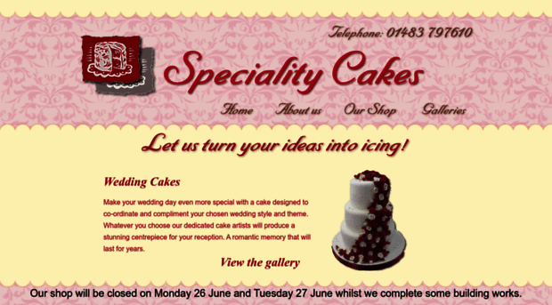 specialitycakesknaphill.co.uk