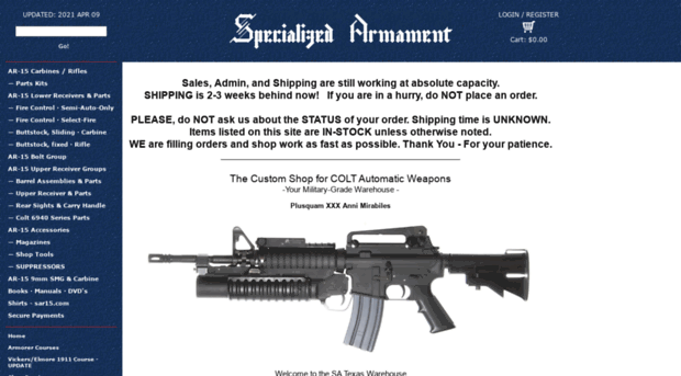 specializedarmament.com