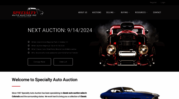 specialtyautoauction.com