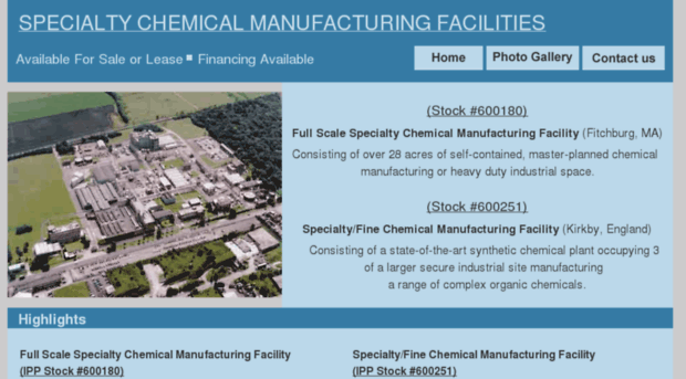 specialtychemicalplants.com