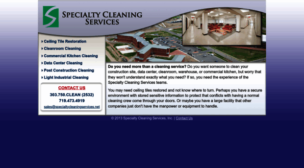 specialtycleaningservices.net