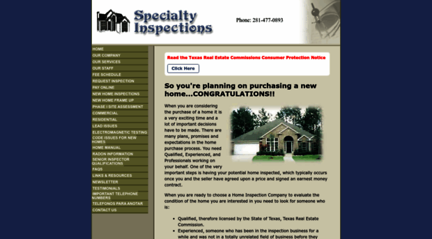 specialtyinspections.com