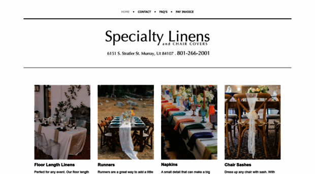 specialtylinensutah.com