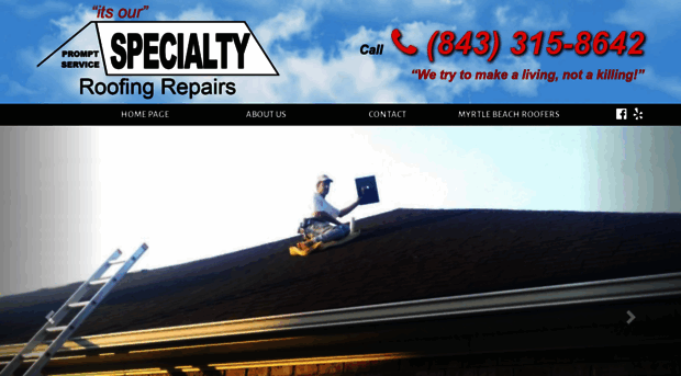 specialtyroofingrepairs.com