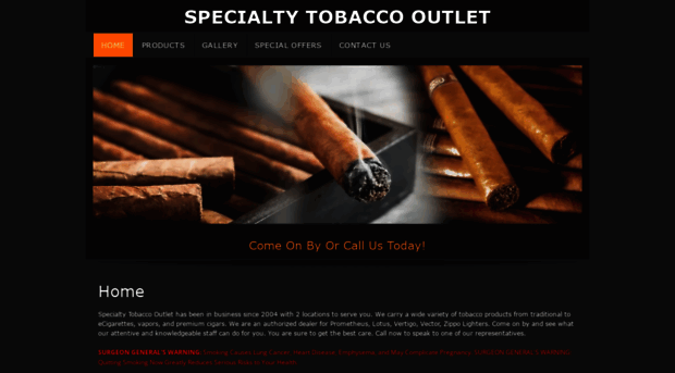 specialtytobaccooutlet.com