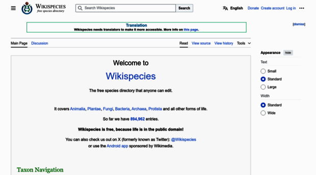 species.wikipedia.net