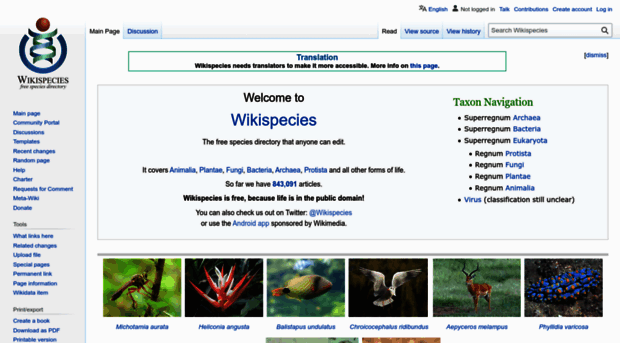 species.wikipedia.org