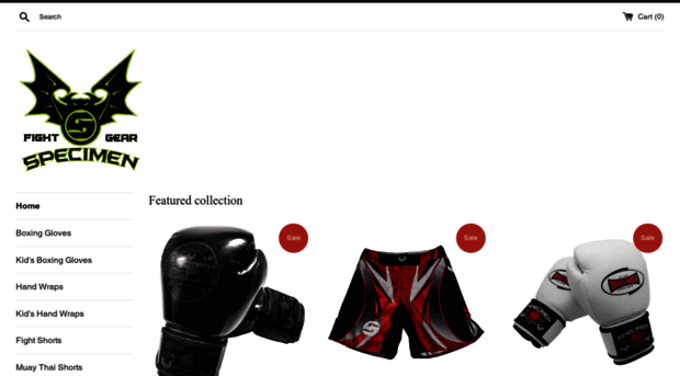 specimenfightgear.com