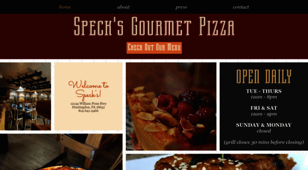 speckspizza.com