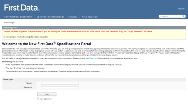 specs.firstdata.com