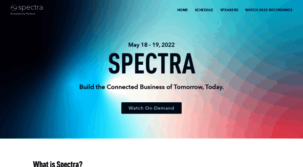 spectra.particle.io