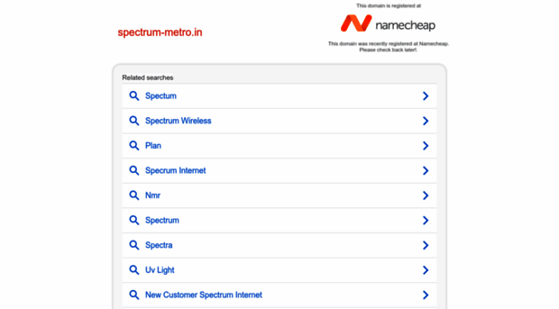 spectrum-metro.in