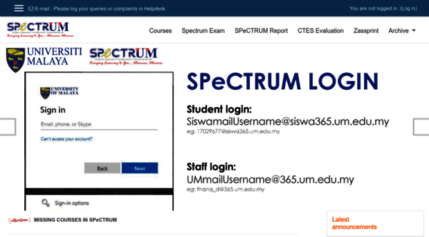 spectrum.um.edu.my