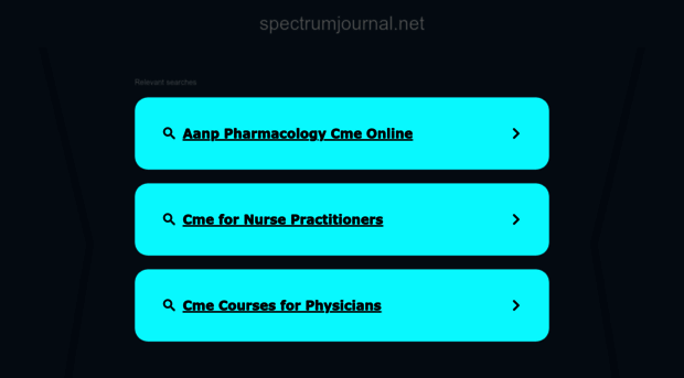 spectrumjournal.net