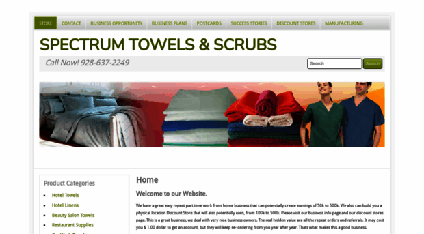 spectrumtowelsandscrubs.com