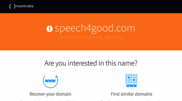 speech4good.com