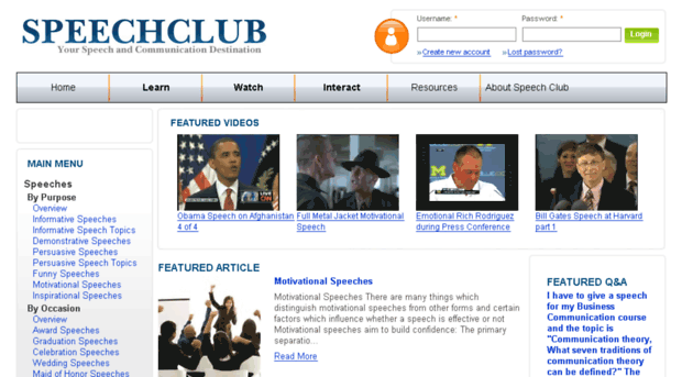 speechclub.com