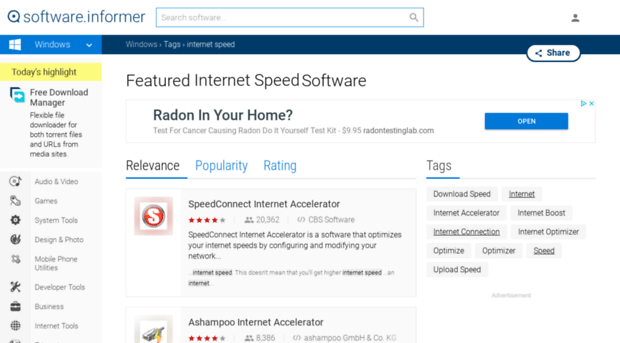 speed-internet.software.informer.com