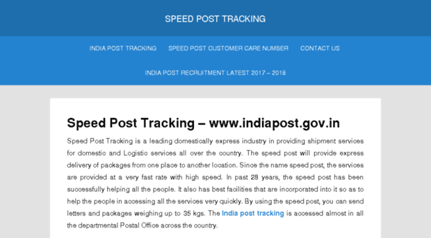 speed-post-tracking.in