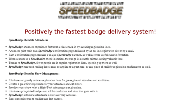 speedbadge.com