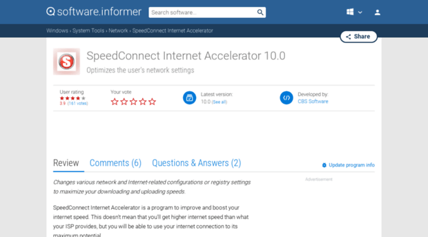 speedconnect-internet-accelerator.software.informer.com