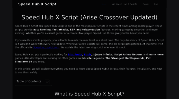 speedhubxscripts.com
