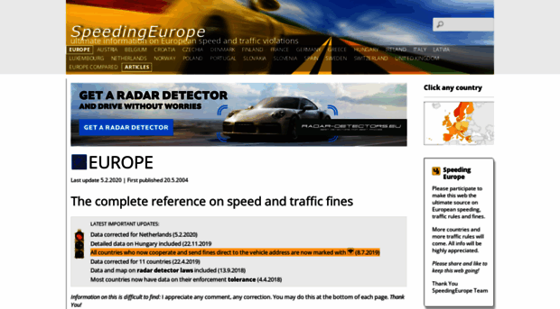 speedingeurope.com