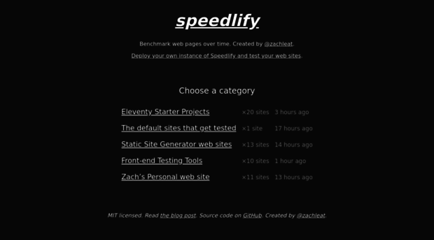 speedlify.dev