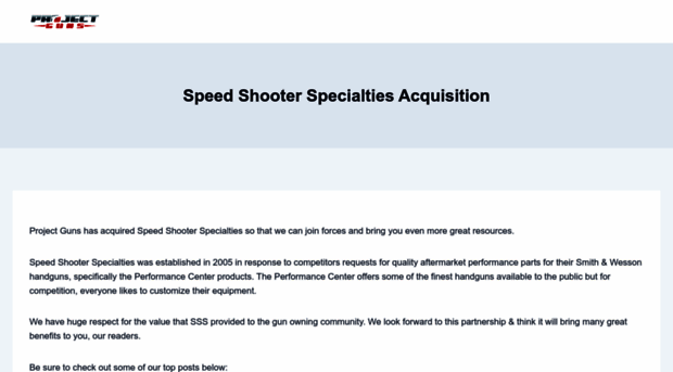 speedshooterspecialties.com